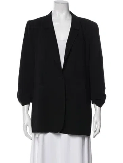 Pre-owned Cinq À Sept Blazer In Black