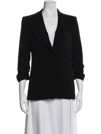 Pre-owned Cinq À Sept Blazer In Black