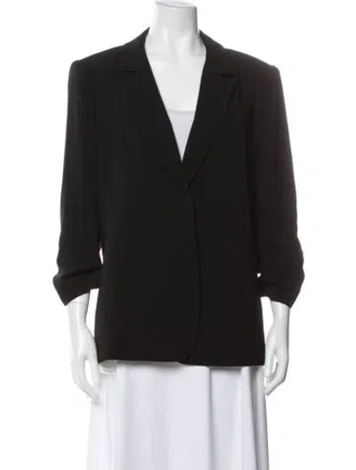 Pre-owned Cinq À Sept Blazer In Black