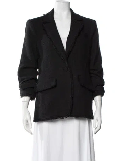 Pre-owned Cinq À Sept Blazer In Black