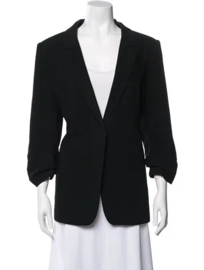 Pre-owned Cinq À Sept Blazer In Black