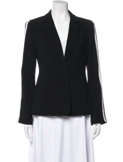 Pre-owned Cinq À Sept Blazer In Black