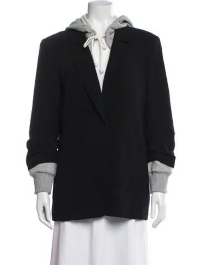 Pre-owned Cinq À Sept Blazer In Black