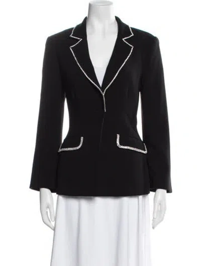 Pre-owned Cinq À Sept Blazer In Black