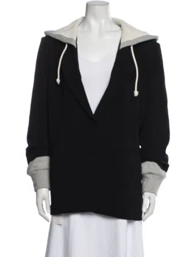 Pre-owned Cinq À Sept Blazer In Black