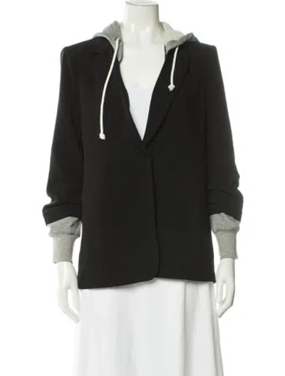 Pre-owned Cinq À Sept Blazer In Black