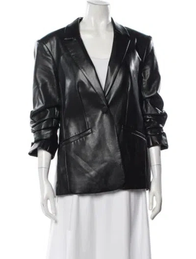 Pre-owned Cinq À Sept Blazer In Black