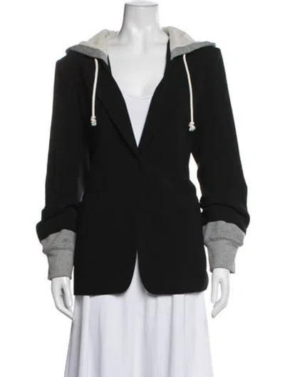 Pre-owned Cinq À Sept Blazer In Black