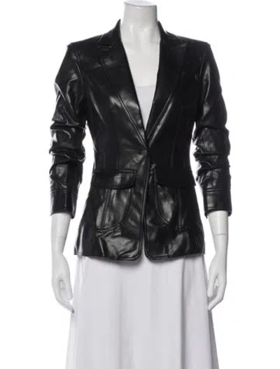 Pre-owned Cinq À Sept Blazer In Black
