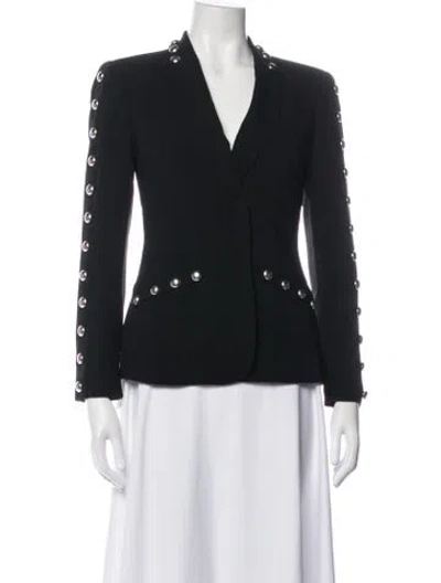 Pre-owned Cinq À Sept Blazer In Black