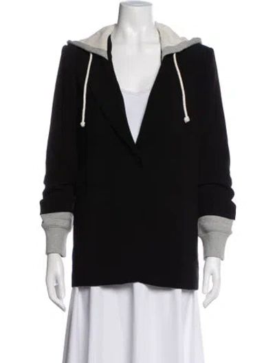 Pre-owned Cinq À Sept Blazer In Black
