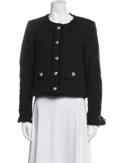 Pre-owned Cinq À Sept Blazer In Black