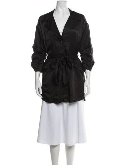 Pre-owned Cinq À Sept Blazer In Black