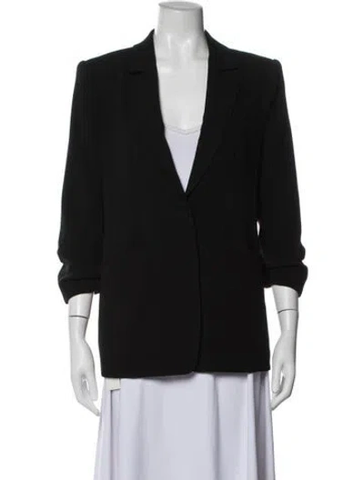 Pre-owned Cinq À Sept Blazer In Black