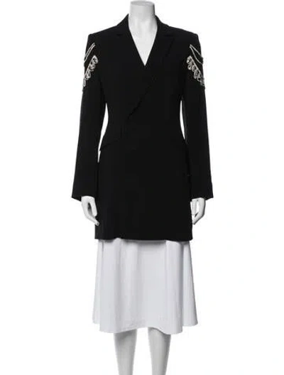 Pre-owned Cinq À Sept Blazer In Black