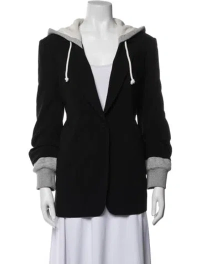 Pre-owned Cinq À Sept Blazer In Black