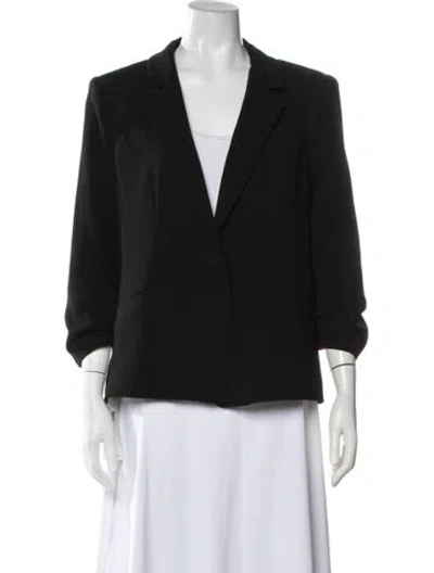 Pre-owned Cinq À Sept Blazer In Black