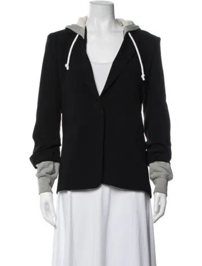 Pre-owned Cinq À Sept Blazer In Black