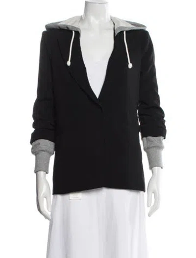 Pre-owned Cinq À Sept Blazer In Black
