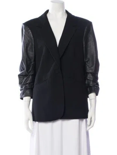 Pre-owned Cinq À Sept Blazer In Black