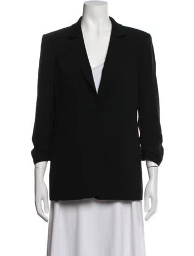 Pre-owned Cinq À Sept Blazer In Black