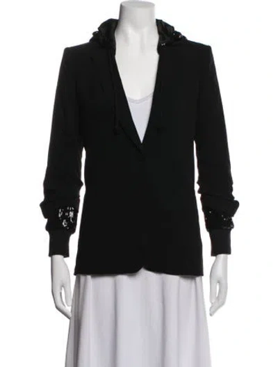 Pre-owned Cinq À Sept Blazer In Black
