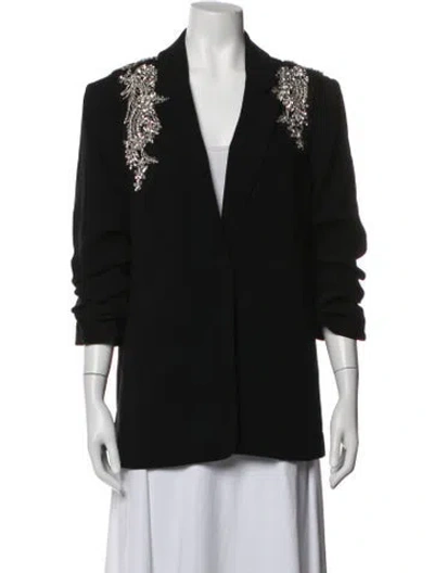 Pre-owned Cinq À Sept Blazer In Black