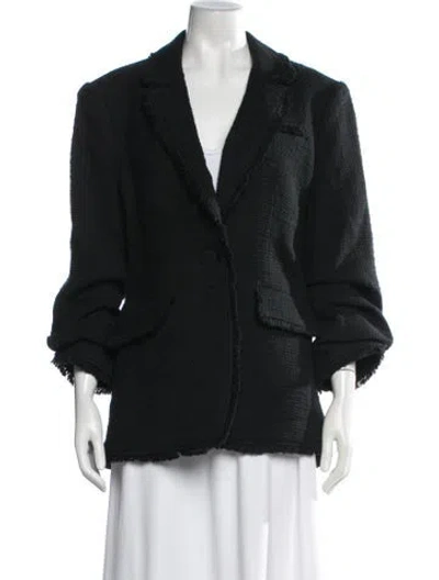 Pre-owned Cinq À Sept Blazer In Black