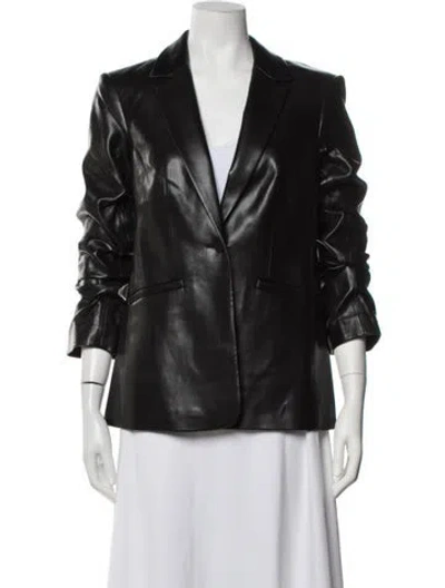 Pre-owned Cinq À Sept Blazer In Black