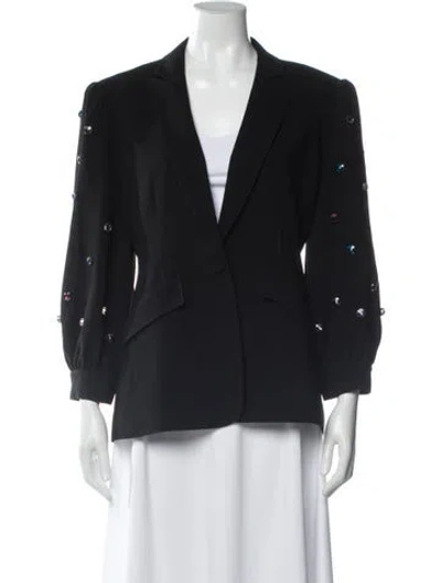 Pre-owned Cinq À Sept Blazer In Blue