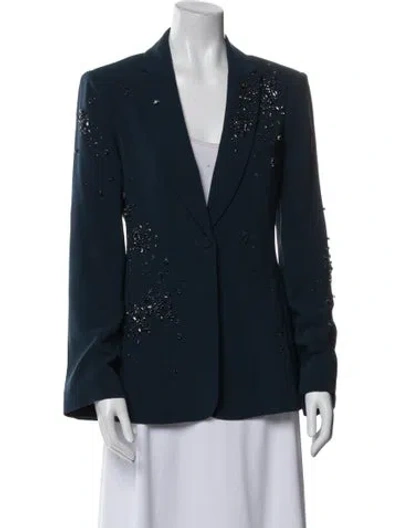 Pre-owned Cinq À Sept Blazer In Blue