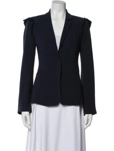 Pre-owned Cinq À Sept Blazer In Blue