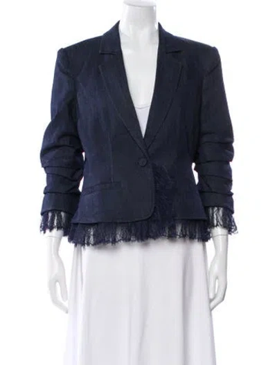 Pre-owned Cinq À Sept Blazer In Blue