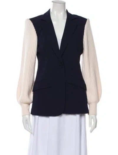 Pre-owned Cinq À Sept Blazer In Blue