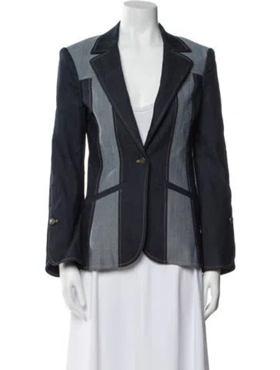 Pre-owned Cinq À Sept Blazer In Blue