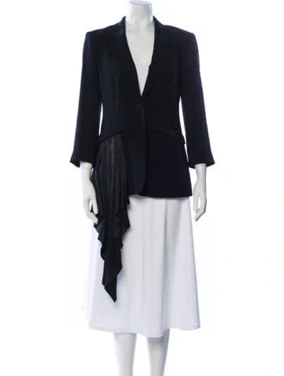 Pre-owned Cinq À Sept Blazer In Blue