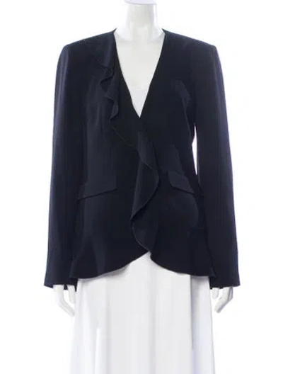 Pre-owned Cinq À Sept Blazer In Blue
