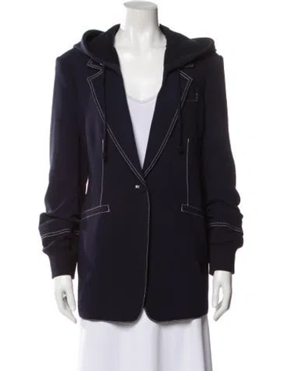Pre-owned Cinq À Sept Blazer In Blue