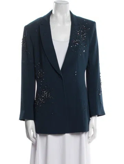 Pre-owned Cinq À Sept Blazer In Blue