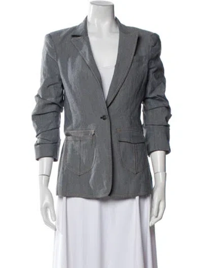 Pre-owned Cinq À Sept Blazer In Blue