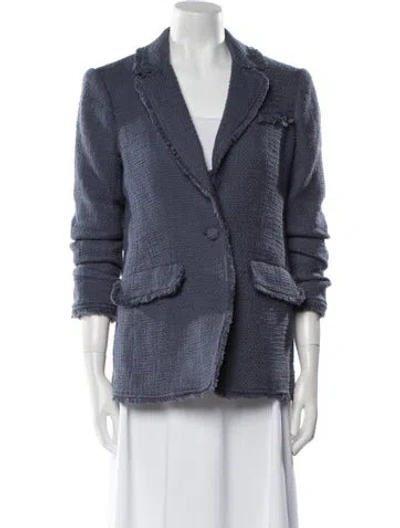 Pre-owned Cinq À Sept Blazer In Blue