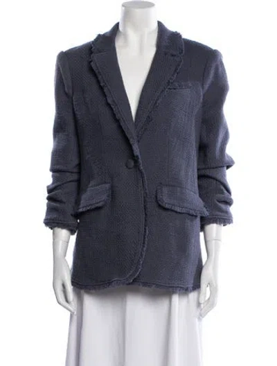 Pre-owned Cinq À Sept Blazer In Blue