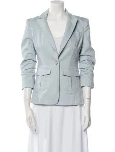 Pre-owned Cinq À Sept Blazer In Blue