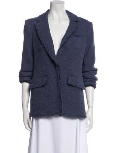 Pre-owned Cinq À Sept Blazer In Blue