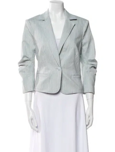 Pre-owned Cinq À Sept Blazer In Blue