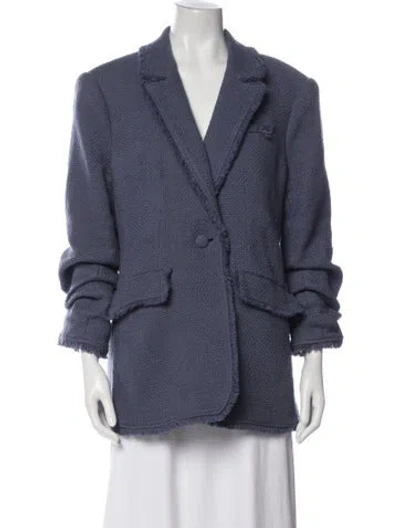 Pre-owned Cinq À Sept Blazer In Blue