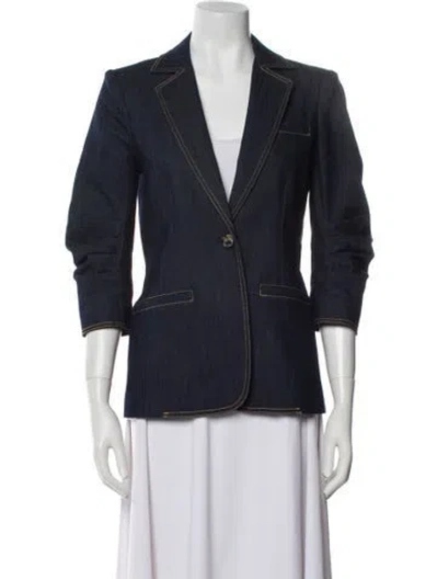 Pre-owned Cinq À Sept Blazer In Blue
