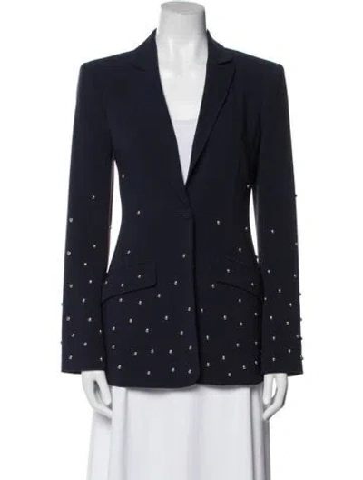 Pre-owned Cinq À Sept Blazer In Blue