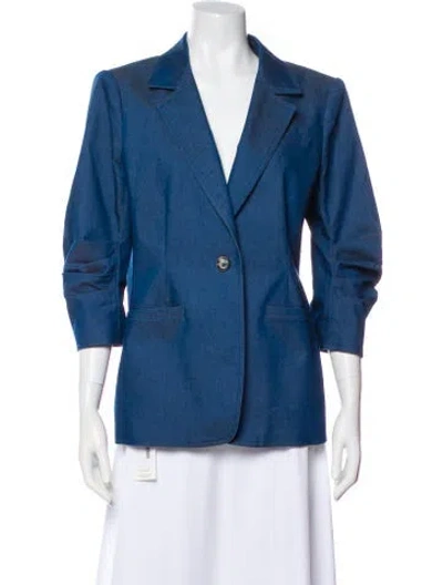 Pre-owned Cinq À Sept Blazer In Blue