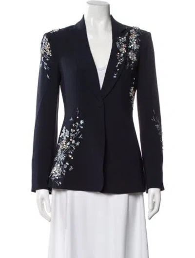 Pre-owned Cinq À Sept Blazer In Blue